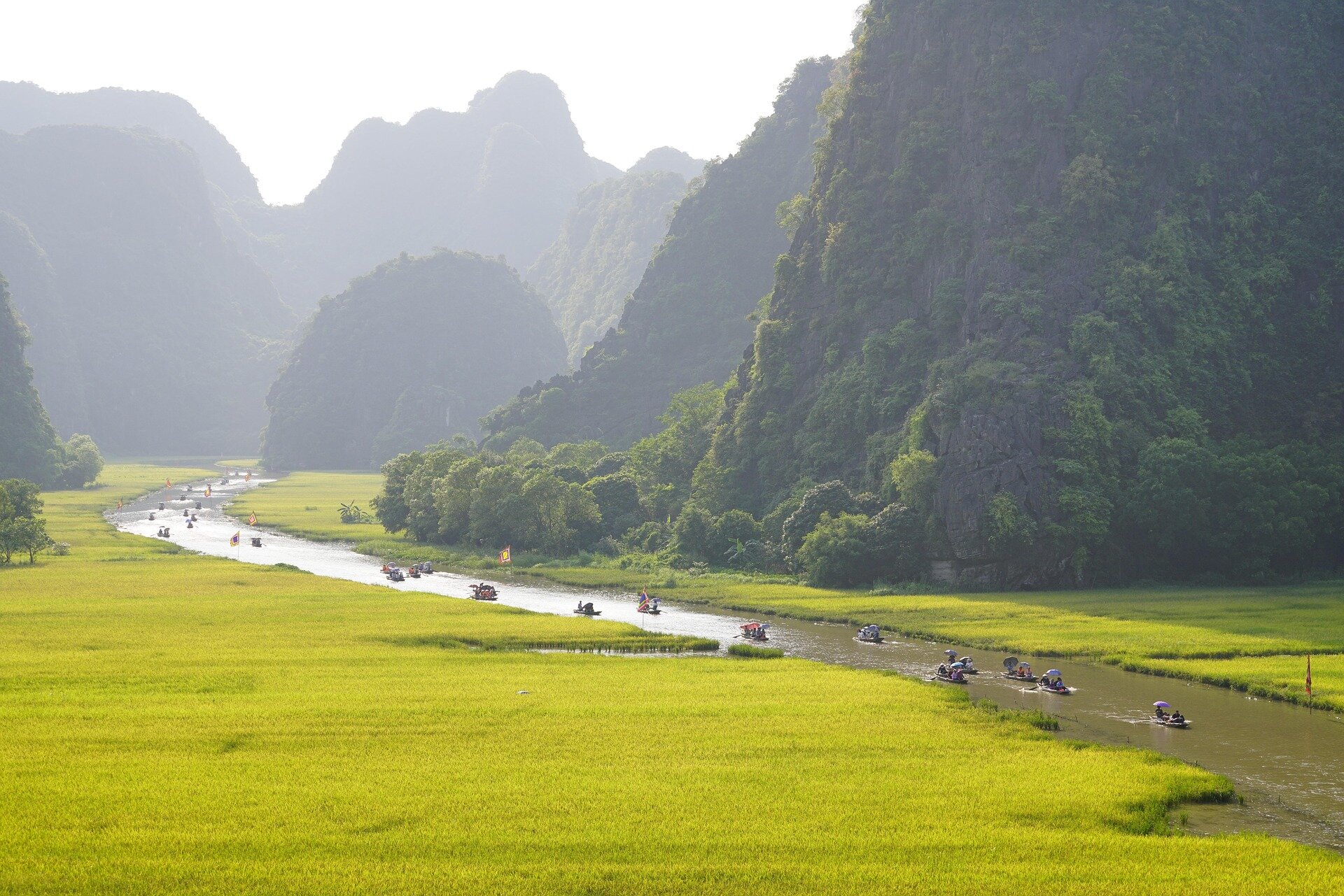 Begin your Ninh Binh Tours with a scenic adventure